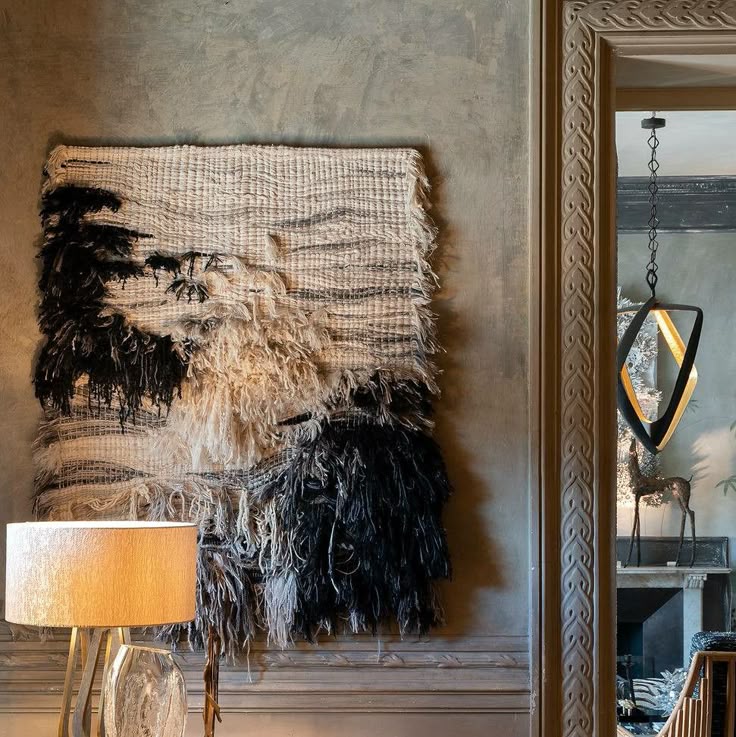 Hand loomed wall hanging