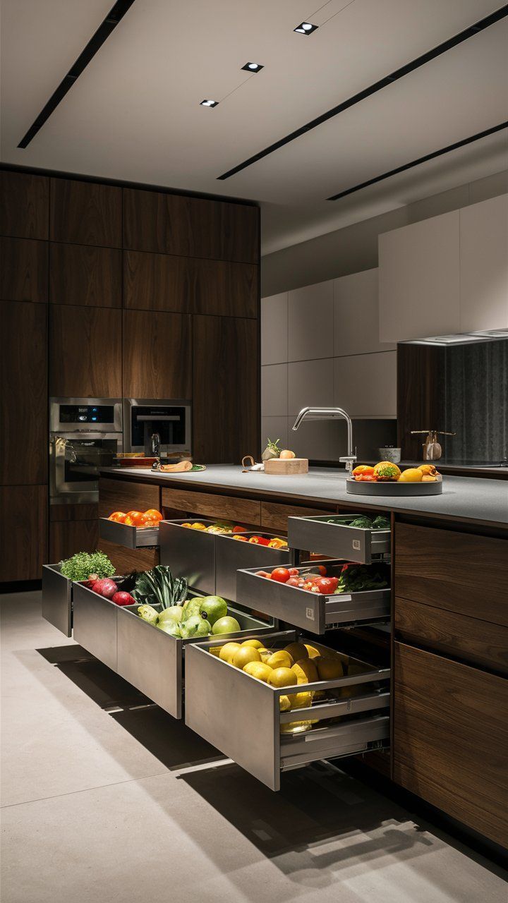 coft closing compartment storage for fruits