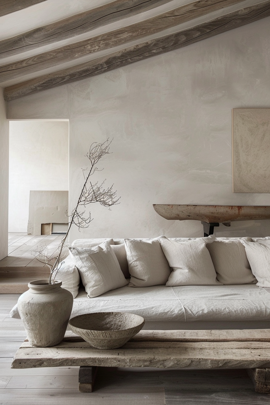 wabi sabi living room