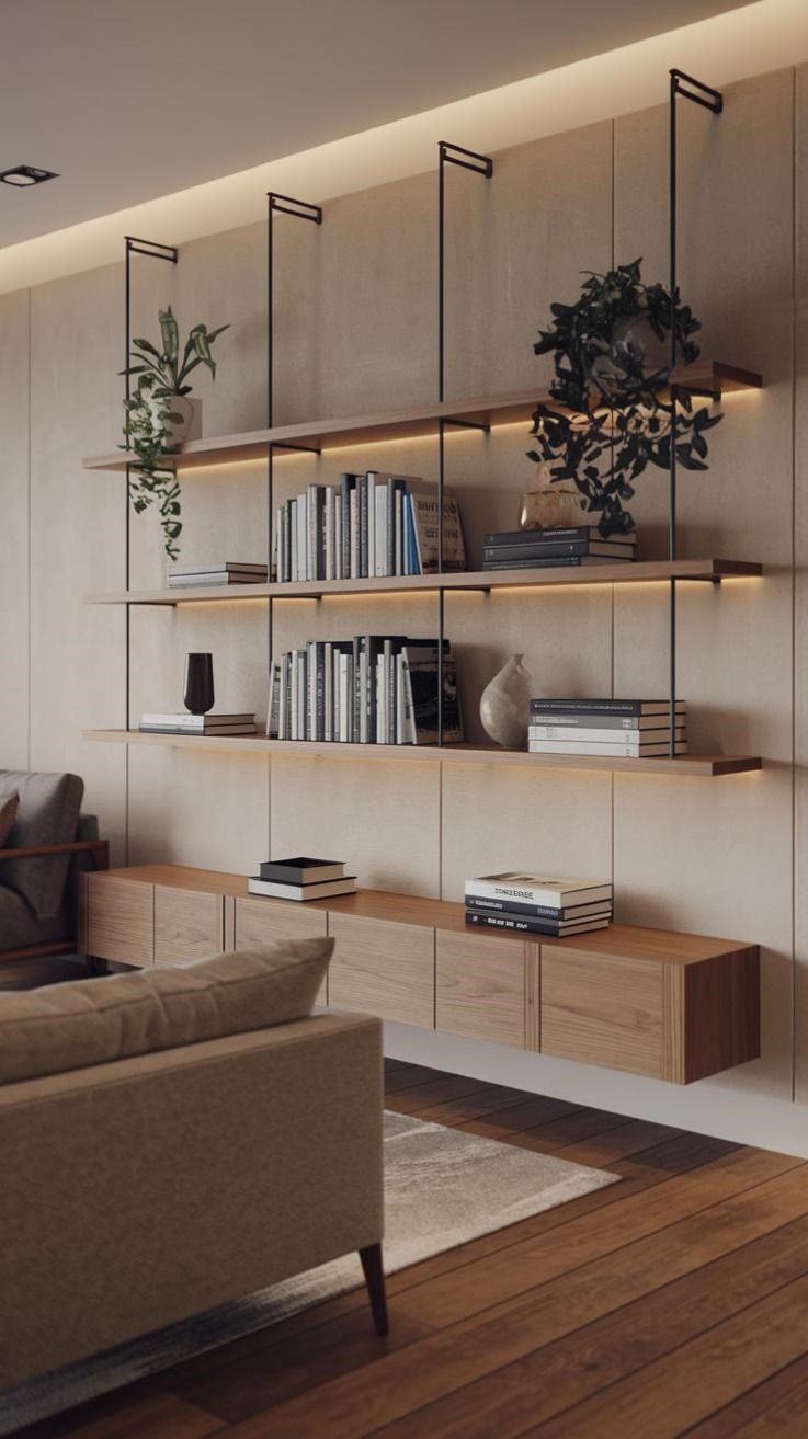 floating shelves