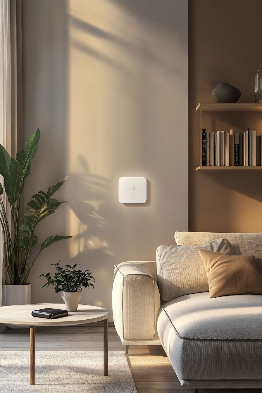 Smart temperature control panel