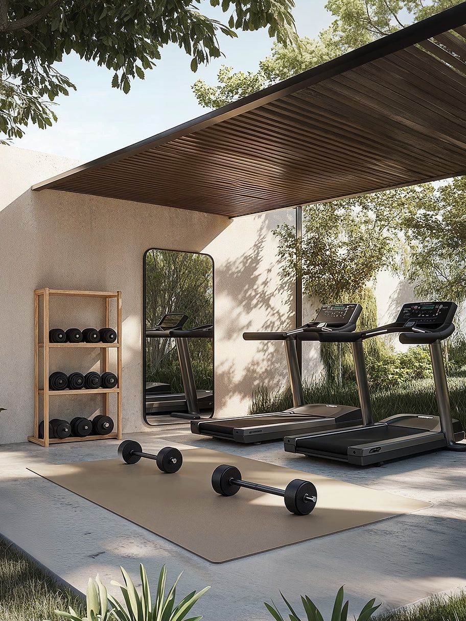 Outdoor gym in landed homes