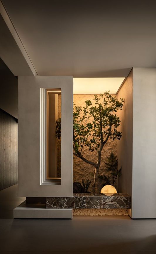 Luxury house enterance