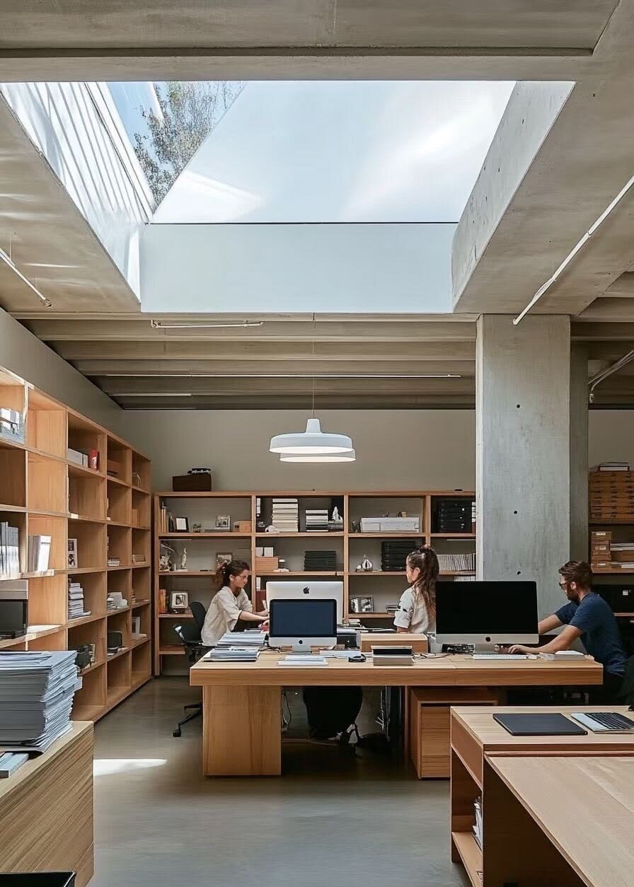 Open work spaces