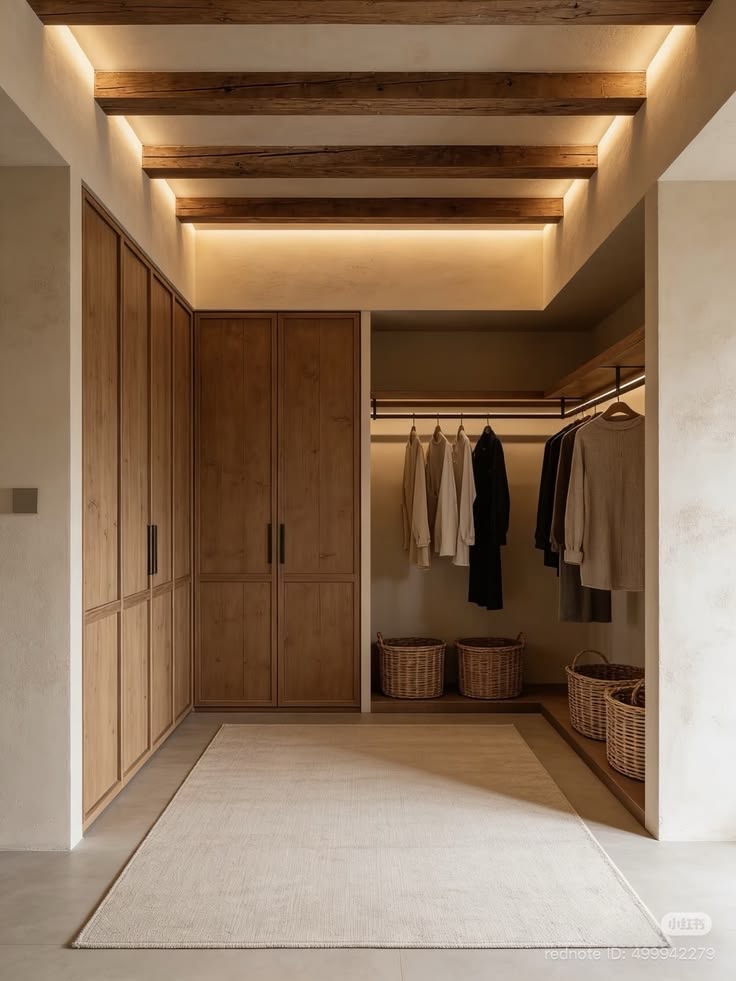 lighting in open closet 2